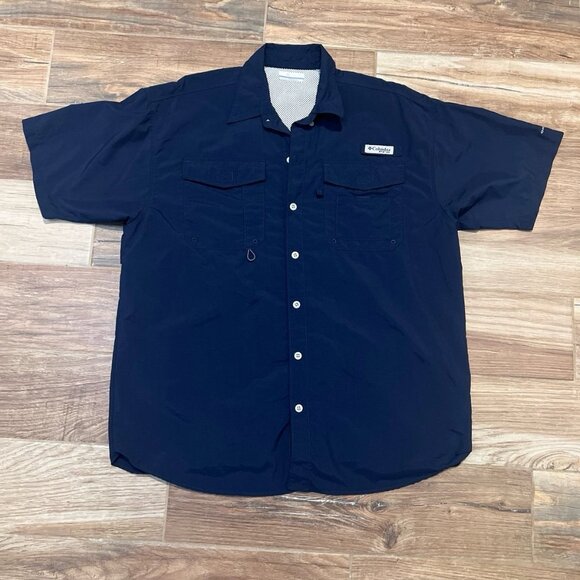 Columbia Mens Bonehead Short Sleeve Shirt - Picture 1 of 2